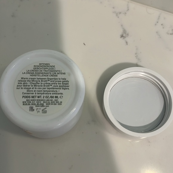 EMPTY La Mer 2oz Crème de la Mer jar with spatula - Picture 3 of 4